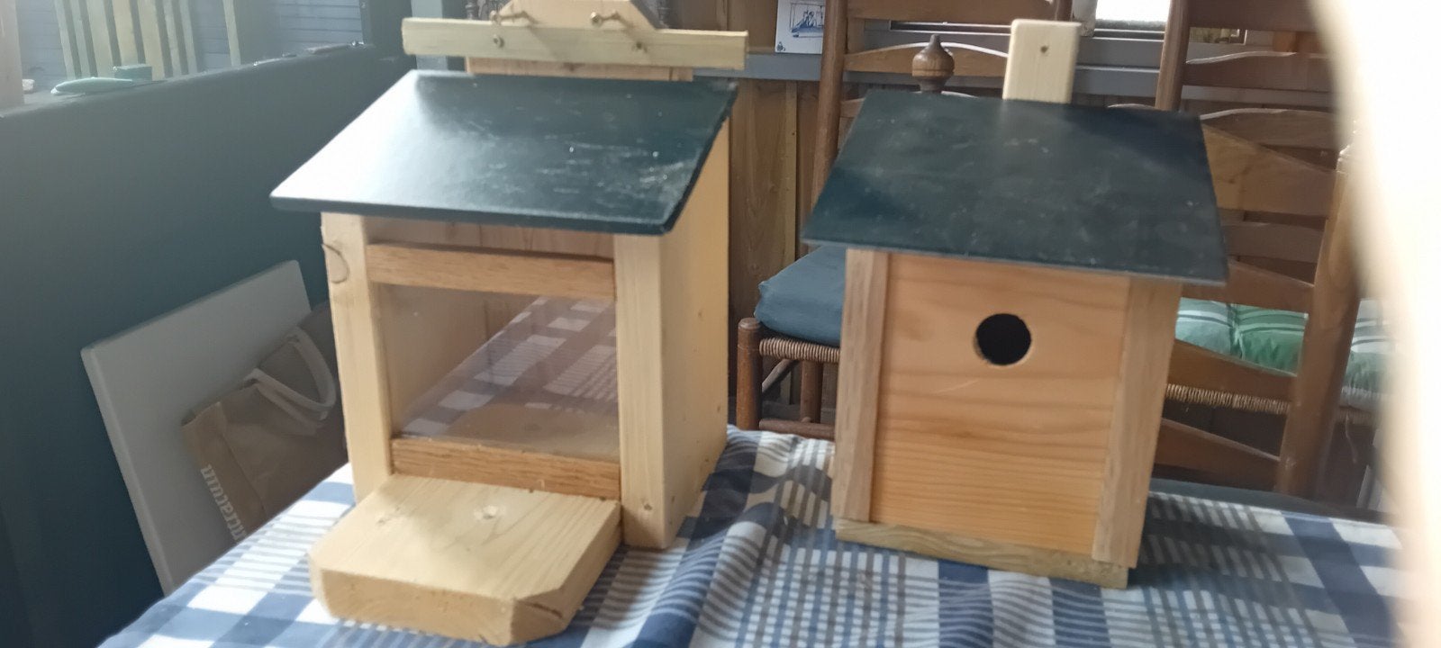 Vogelhuisje koolmees hokje plus  voerdehuisje p, Ophalen of Verzenden