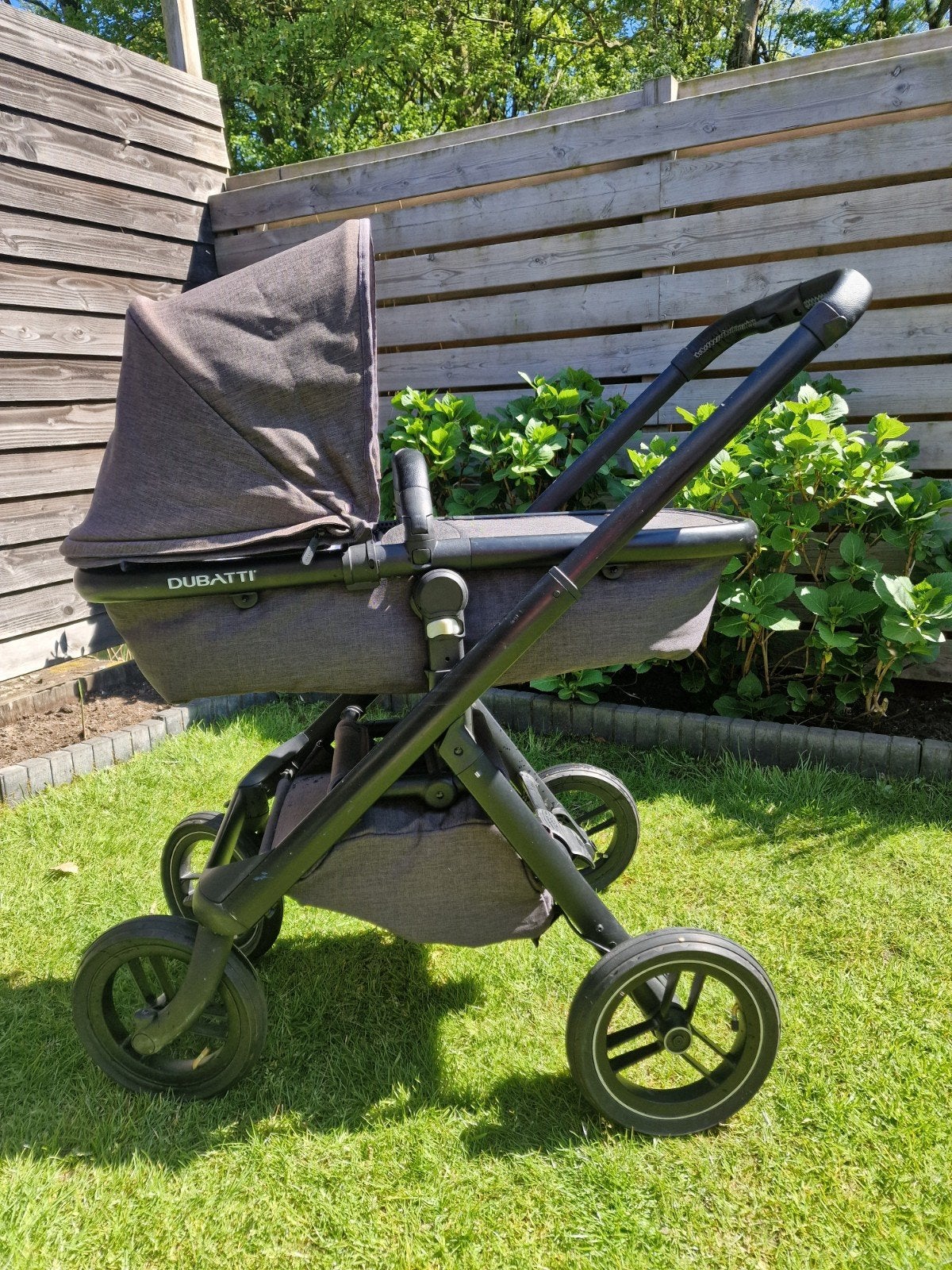 Dubatti One Kinderwagen Melange Grey met reiswieg, Kinderen en Baby's, Kinderwagens en Combinaties, Ophalen, Gebruikt, Overige merken