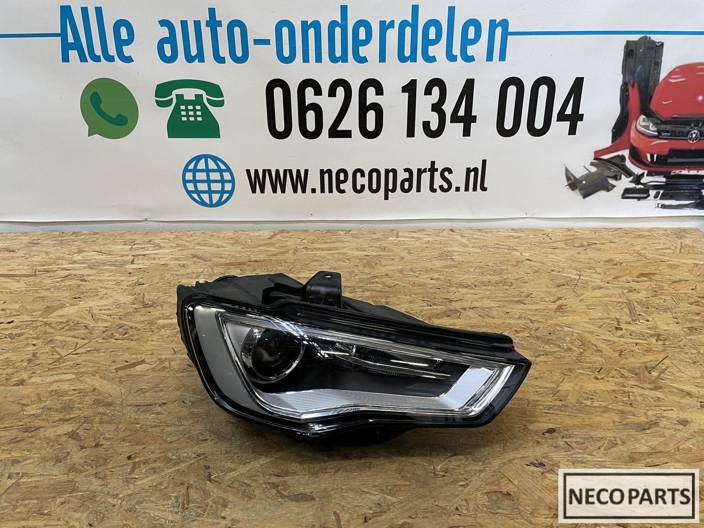 AUDI A3 8V S3 XENON LED KOPLAMP RECHTS 8V0941006 COMPLEET, Auto-onderdelen, Verlichting, Gebruikt, -, -, -