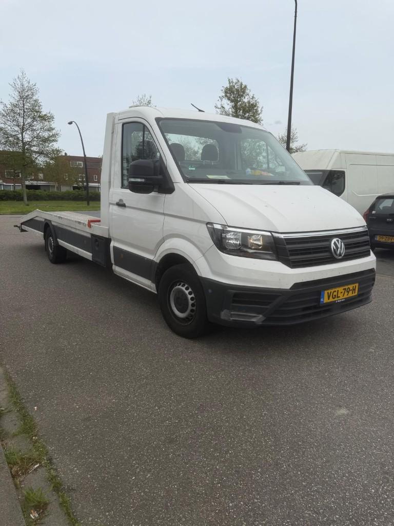 Volkswagen Crafter Oprijwagen / Autotransporter – Euro 6, Auto's, Bestelauto's, 2212 kg, Volkswagen, Wit, 11 km/l