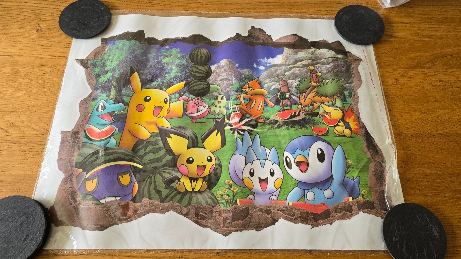 Pokémon muursticker Vinyl, Ophalen of Verzenden, Nieuw