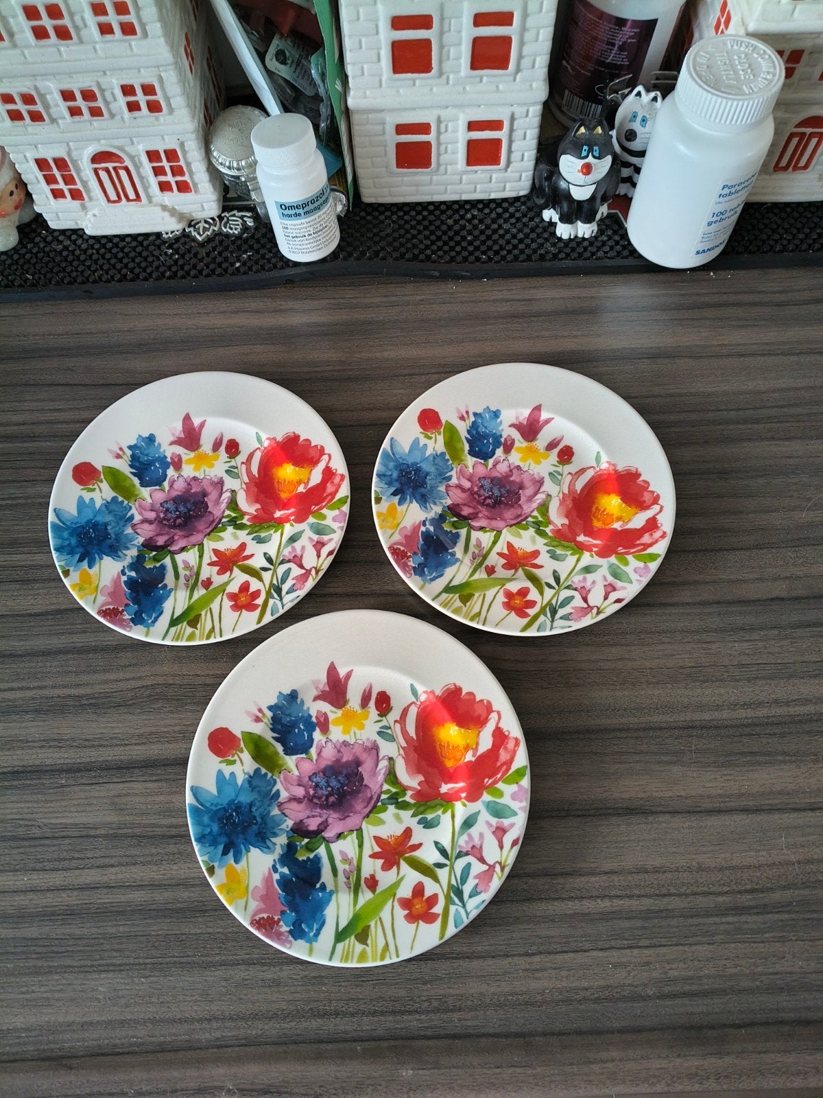Villeroy & Boch Anmut Flowers (3 stuks), Villeroy & Boch, Ophalen of Verzenden, Zo goed als nieuw, Bord(en)