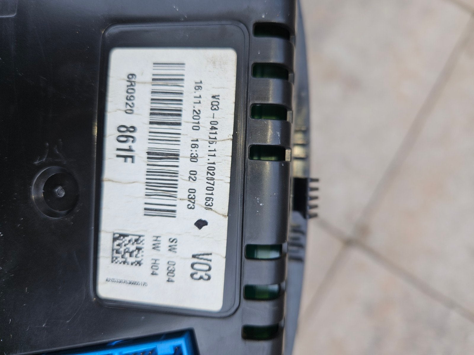 Slotenset compleet VW Polo 1.2 TDI (ECU, teller, sleutels), Ophalen of Verzenden