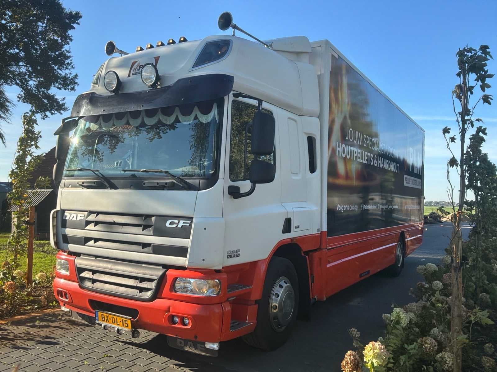 2009 Daf FA CF 75 Vrachtwagen / bakwagen, Euro 5, Overige brandstoffen, Origineel Nederlands, Bedrijf