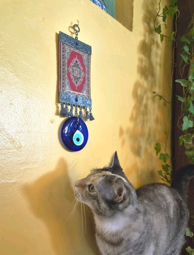 Turks amulet hanger ' Lucky Eye', Ophalen of Verzenden