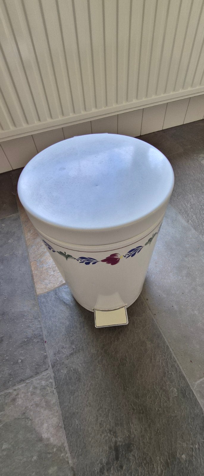 Vintage Boerenbont Brabantia Pedaalemmer - Mooie Staat, Ophalen of Verzenden