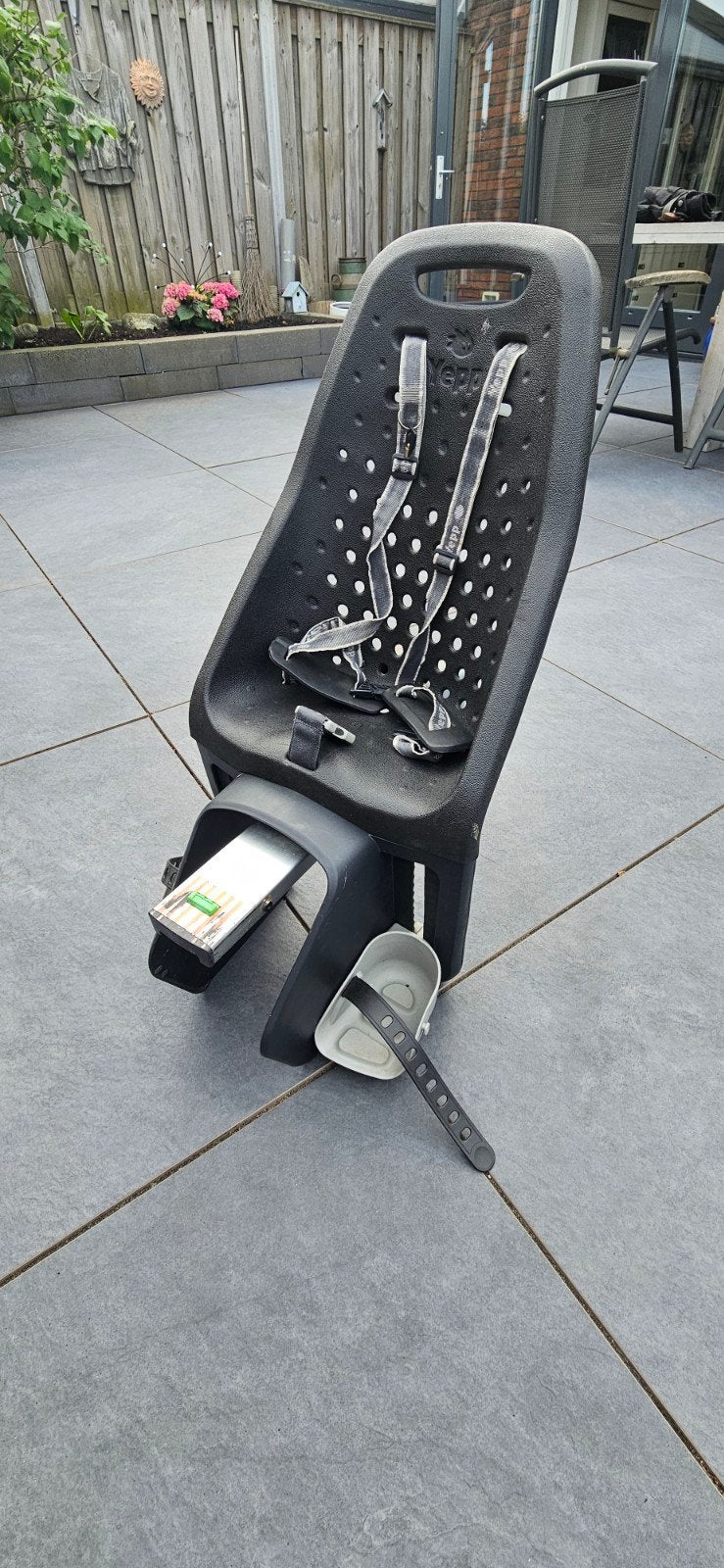 Bobike Yepp Maxi Achterzitje - Zwart, Fietsen en Brommers, Fietsaccessoires | Fietsstoeltjes, Achterzitje, Bobike, Ophalen, 15 t/m 25 kg