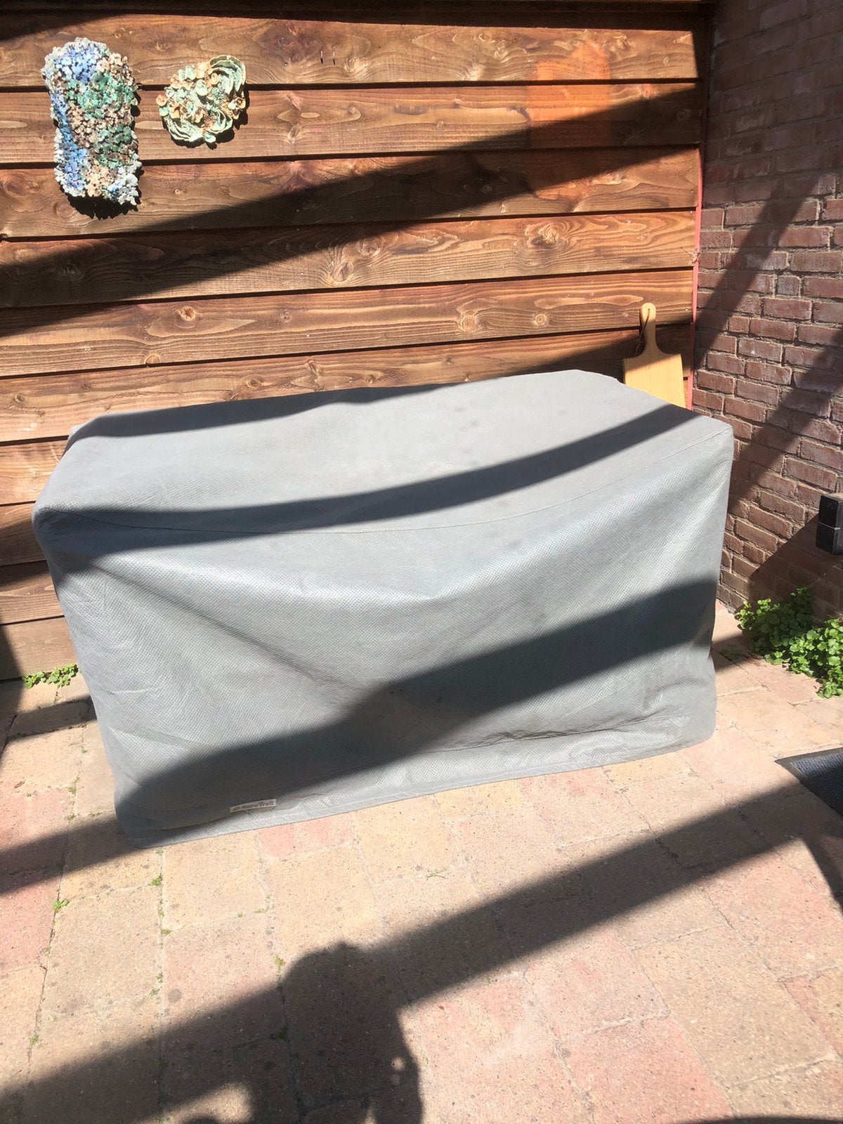 2 zits bank  Iris Intratuin met Hocker, Ophalen of Verzenden, Zo goed als nieuw