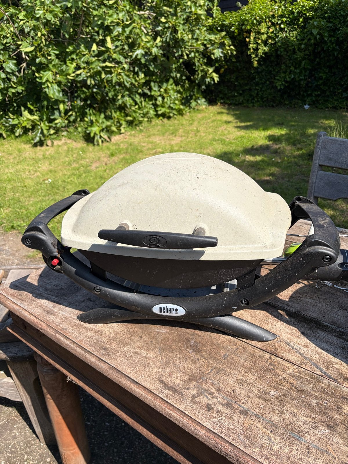 Weber gas BBQ met gasfles, Ophalen, Gebruikt