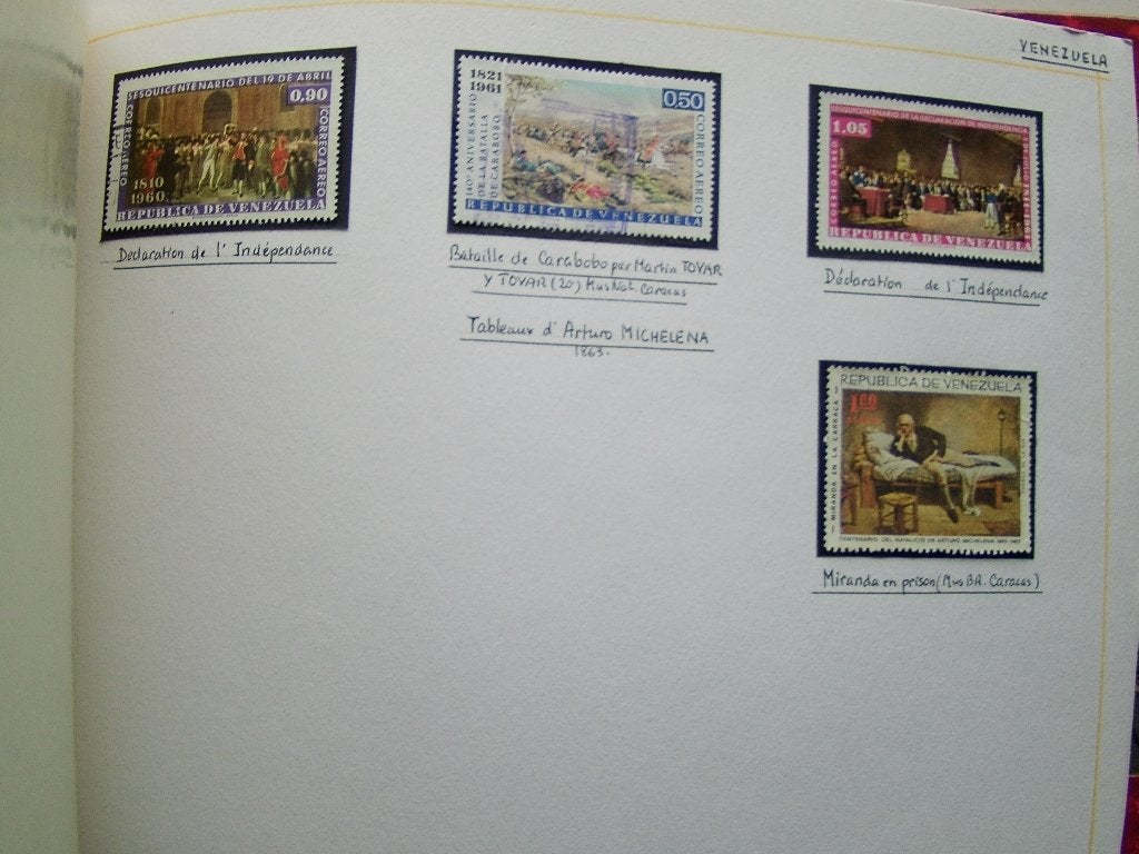 Dik album Kunst uit Noord- en zuid Amerika, Postzegels en Munten, Ophalen of Verzenden, Buitenland