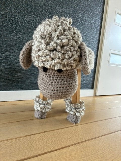 krukje schaap, Ophalen, Gebruikt, Hout