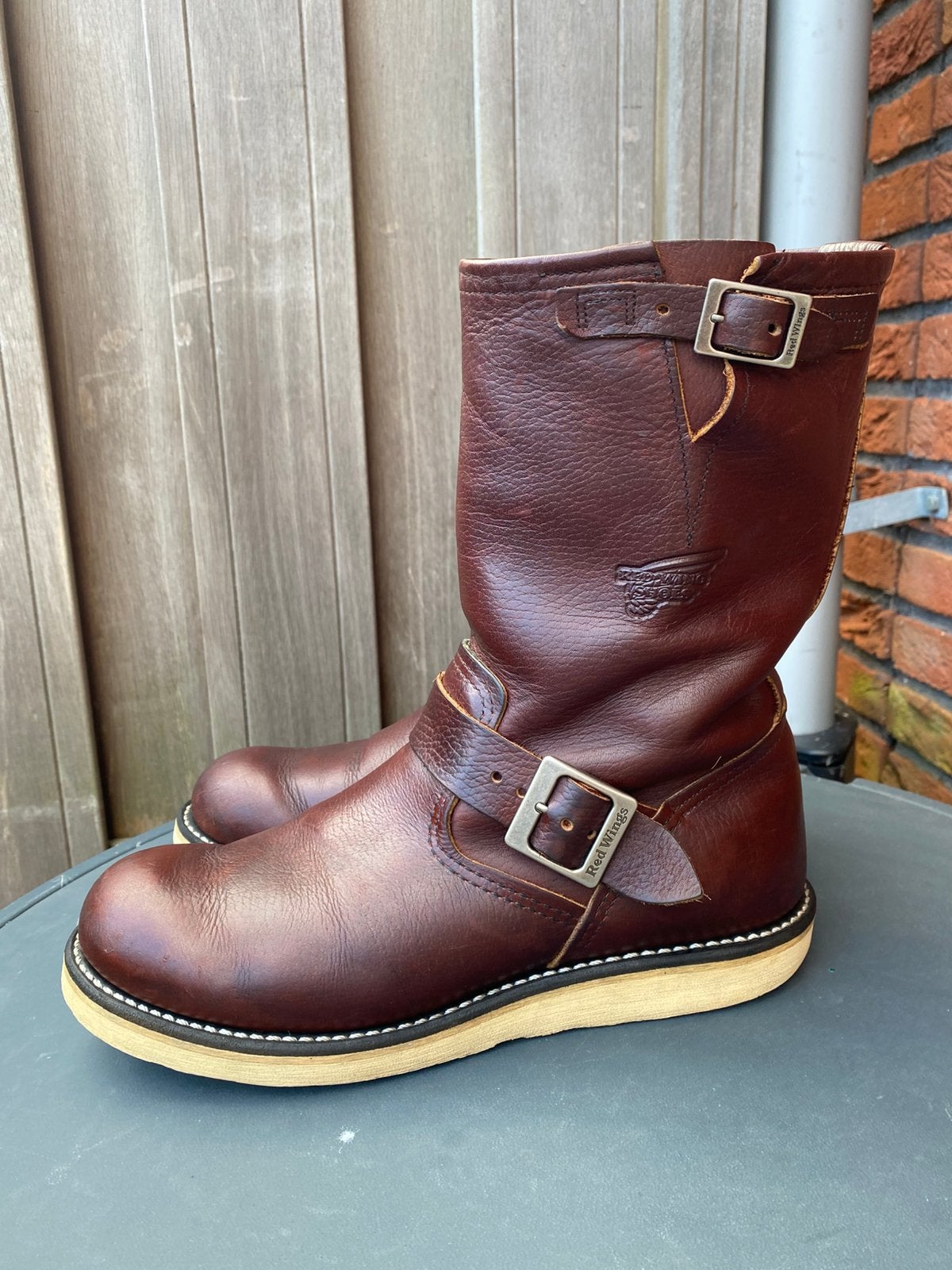 Red Wing 2970 Engineer boots oil briar slick US8,5D/EU41,5, Bruin, Boots, Ophalen of Verzenden, Gedragen