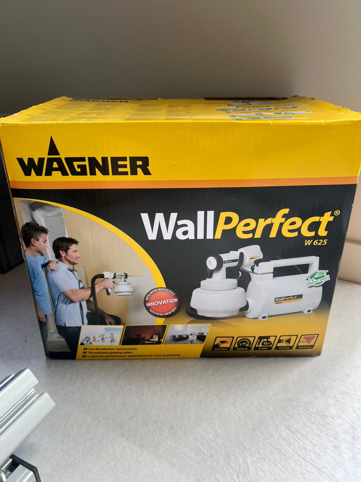 Wagner WallPerfect W 625 – NIEUW / ongeopend originele doos, Ophalen of Verzenden, Nieuw, Verfspuit of Verfpomp