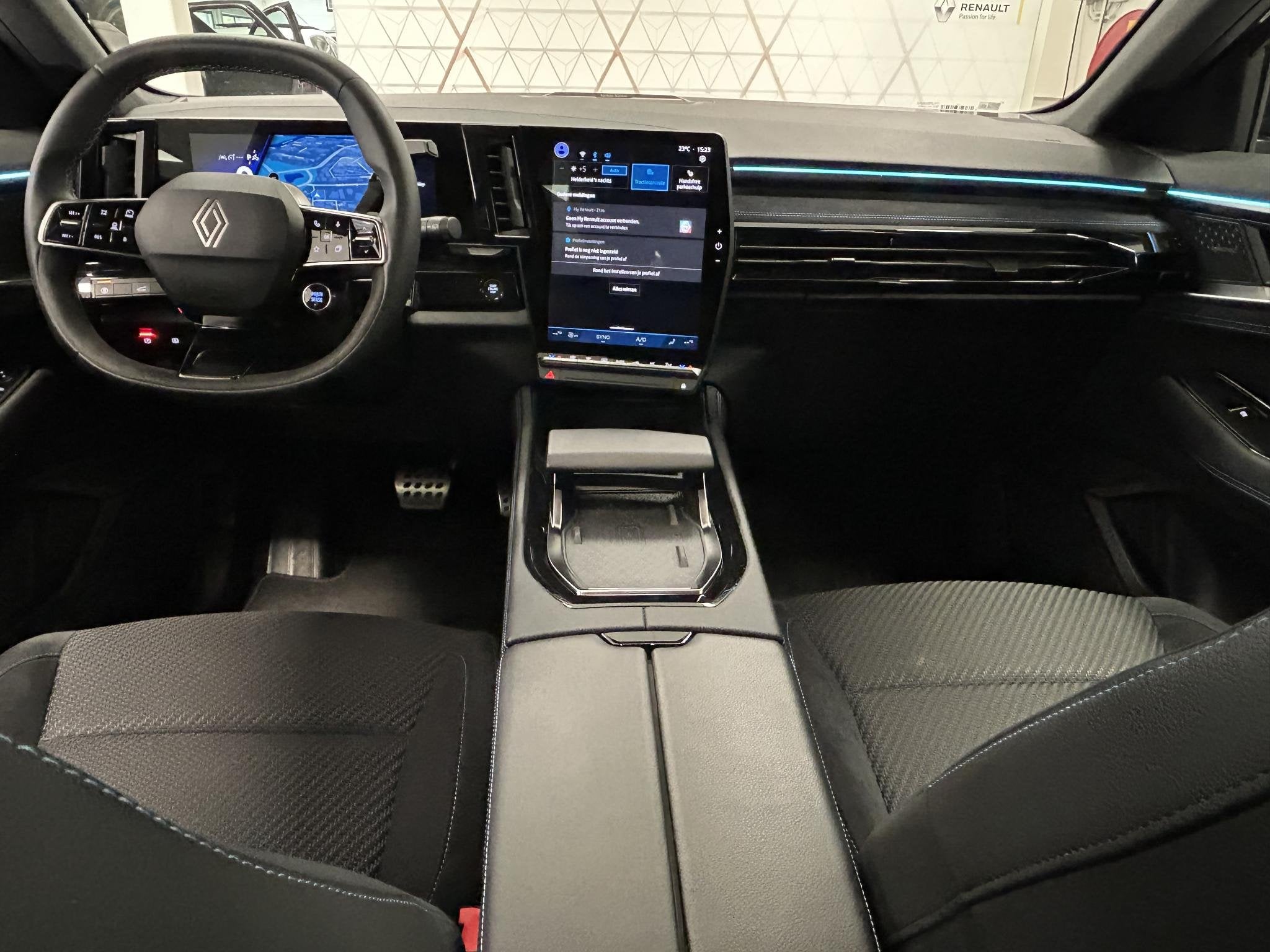 Renault Espace E-Tech full hybrid 200 esprit Alpine 5p. | Pa, Auto's, Gebruikt, Zwart, Bedrijf, Hybride Elektrisch/Benzine