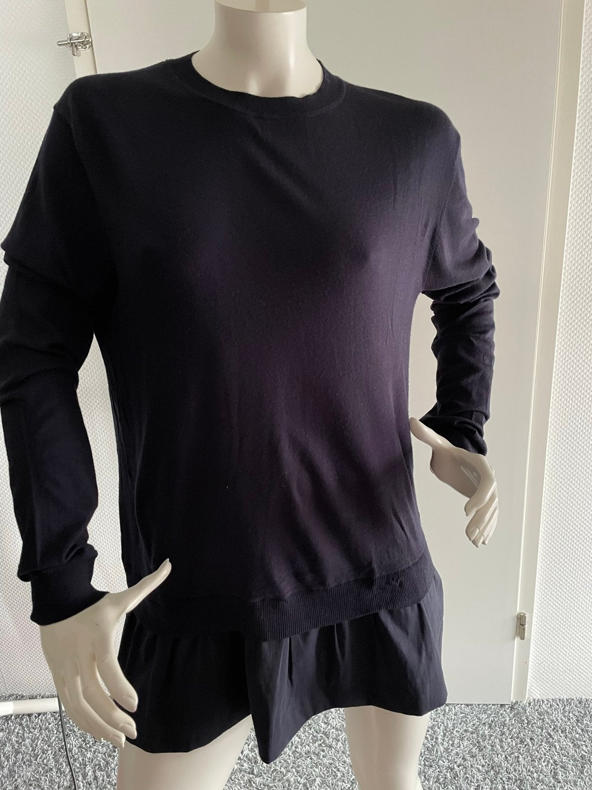 Ted baker donker blauwe trui met aparte rand maat 4 L, Kleding | Dames, Blauw, Maat 42/44 (L), Ophalen of Verzenden, Zo goed als nieuw