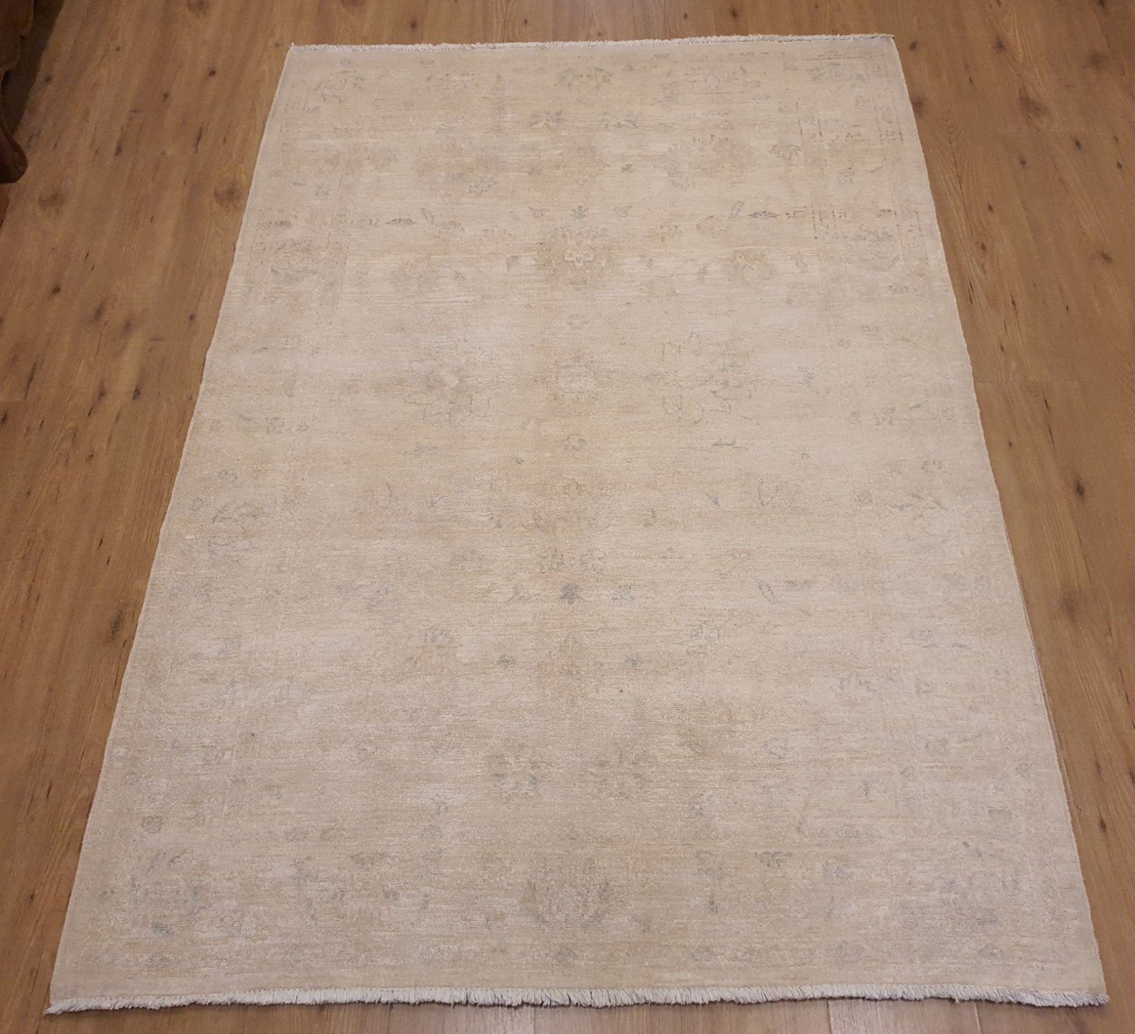 Handgeknoopt oosters tapijt ziegler 204x140, Info@SlatsAntiek.nl, Crème, 100 tot 150 cm, Perzisch