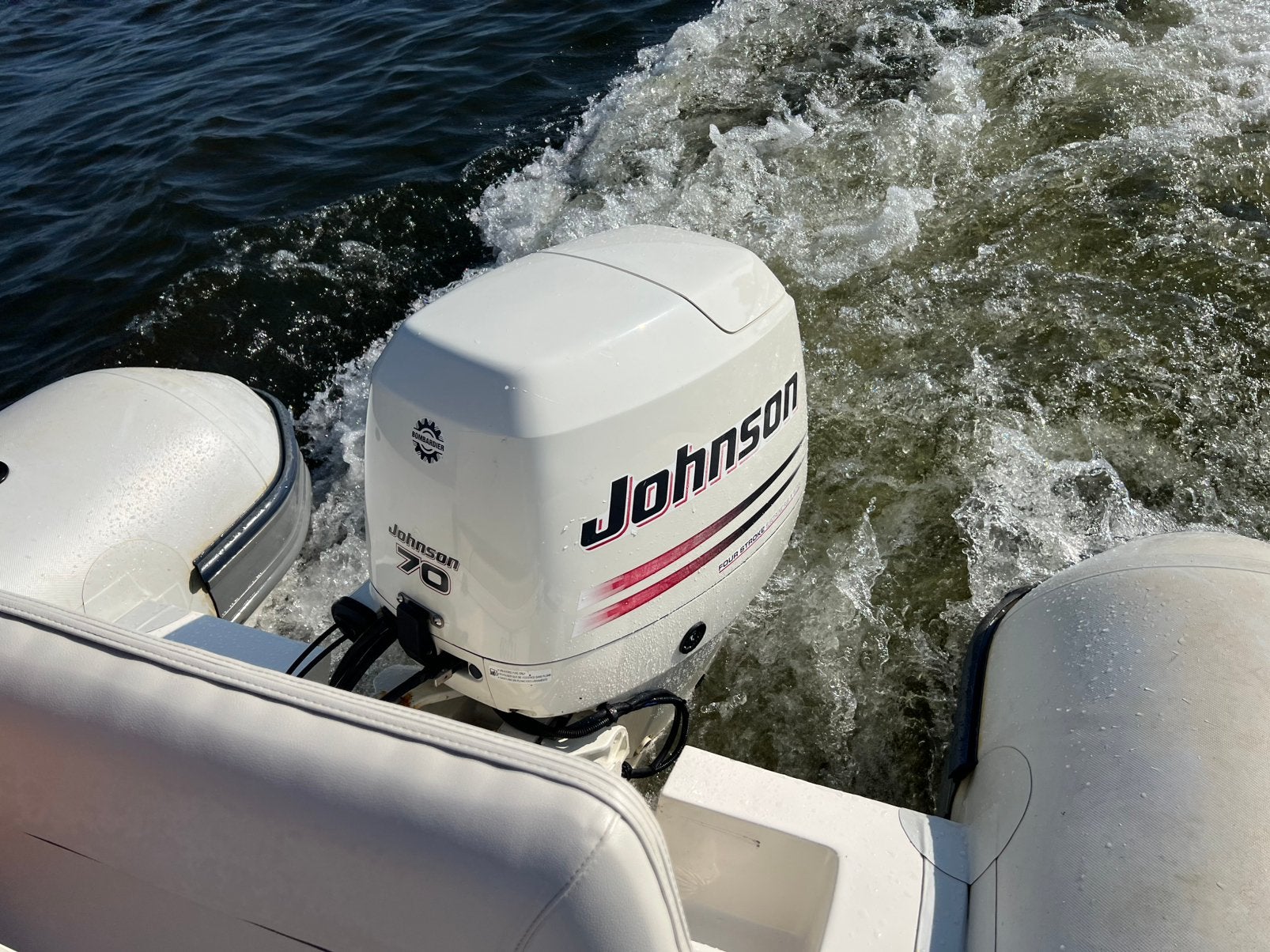 Johnson/Evinrude 70PK/4takt,Trim,Zuinig,compleet €4950,-, Ophalen, Zo goed als nieuw, Viertaktmotor, 30 pk of meer