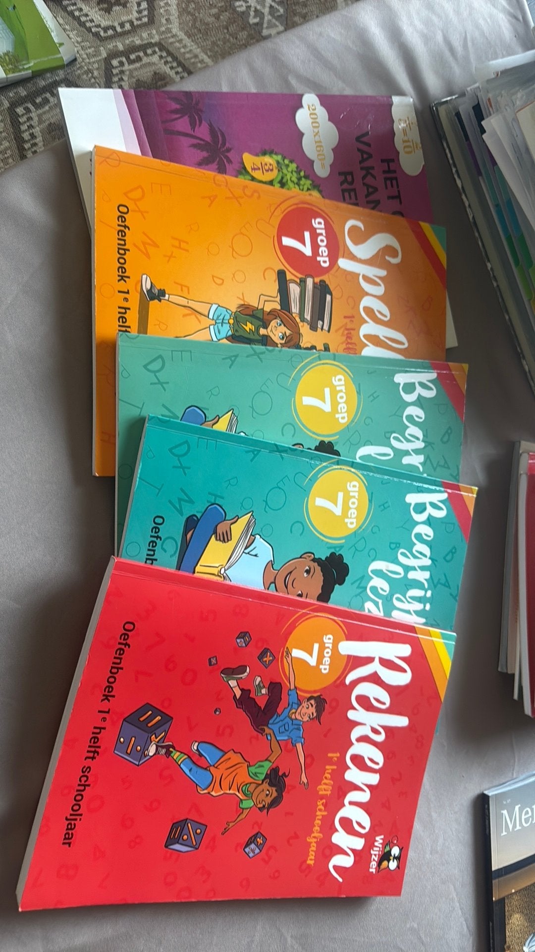 Verschillende Oefenboeken groep 7, 5 stuks, Boeken, Verzenden, Beta, Zo goed als nieuw, Overige niveaus