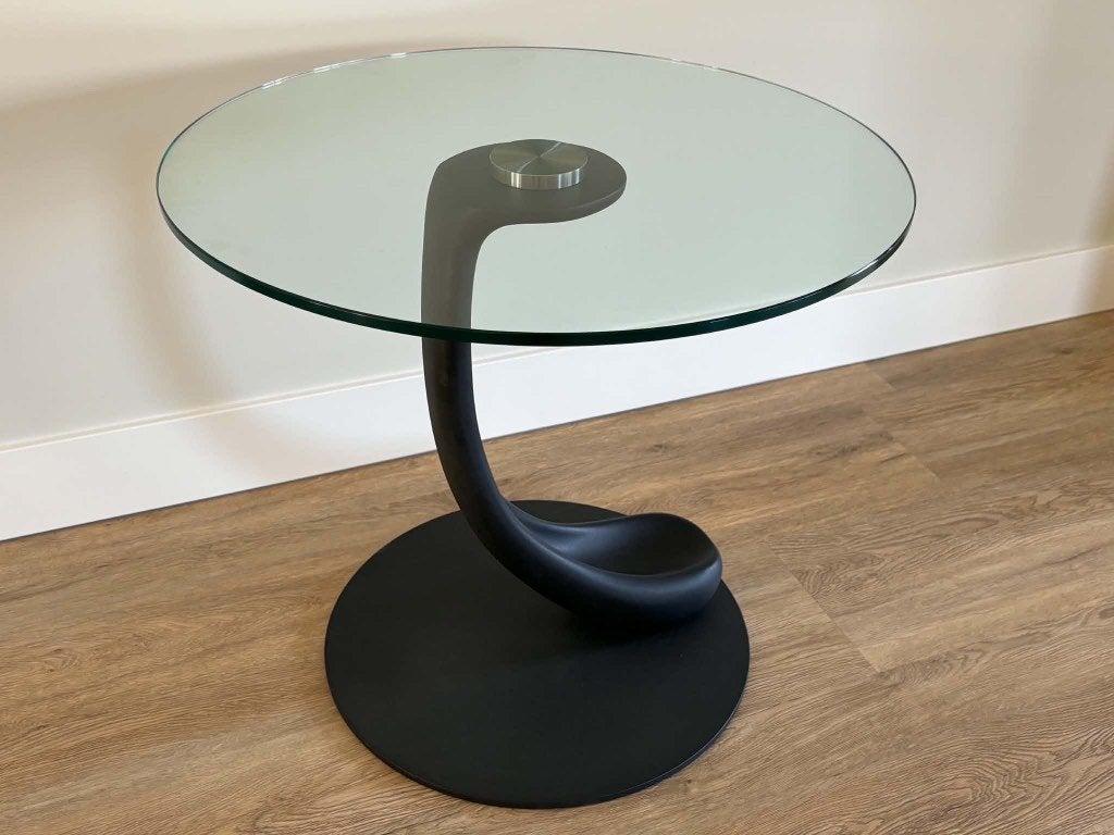 NIEUW - Zeldzaam Fiam Italia bijzettafel Design, 45 tot 60 cm, Minder dan 55 cm, Design, Rond