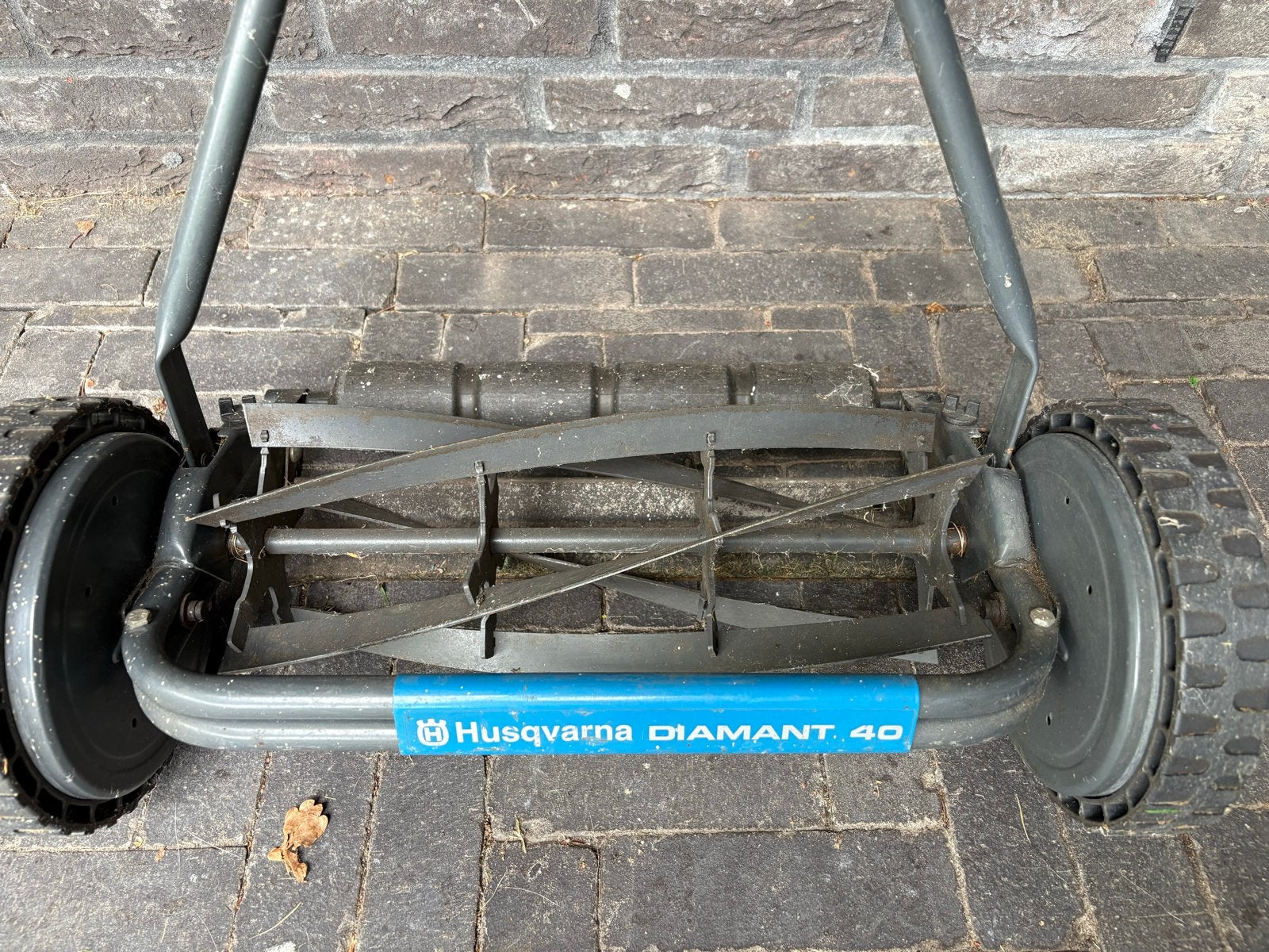 Husqvarna Diamant 40 Handgrasmaaier - Zo goed als nieuw, Tuin en Terras, Grasmaaiers, Ophalen, Gebruikt, Handgrasmaaier, 40 t/m 49 cm