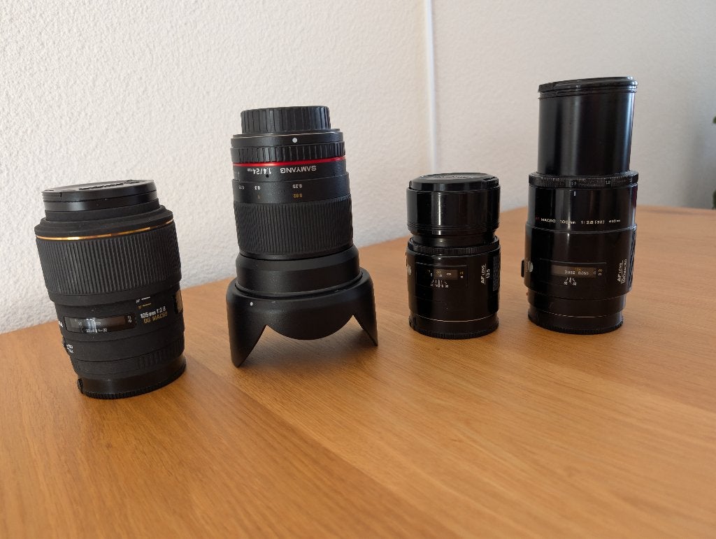Top lenzen Samyang, Minolta en Sigma voor Sony A-mount, Ophalen of Verzenden, Gebruikt, Sony A-mount, Groothoeklens