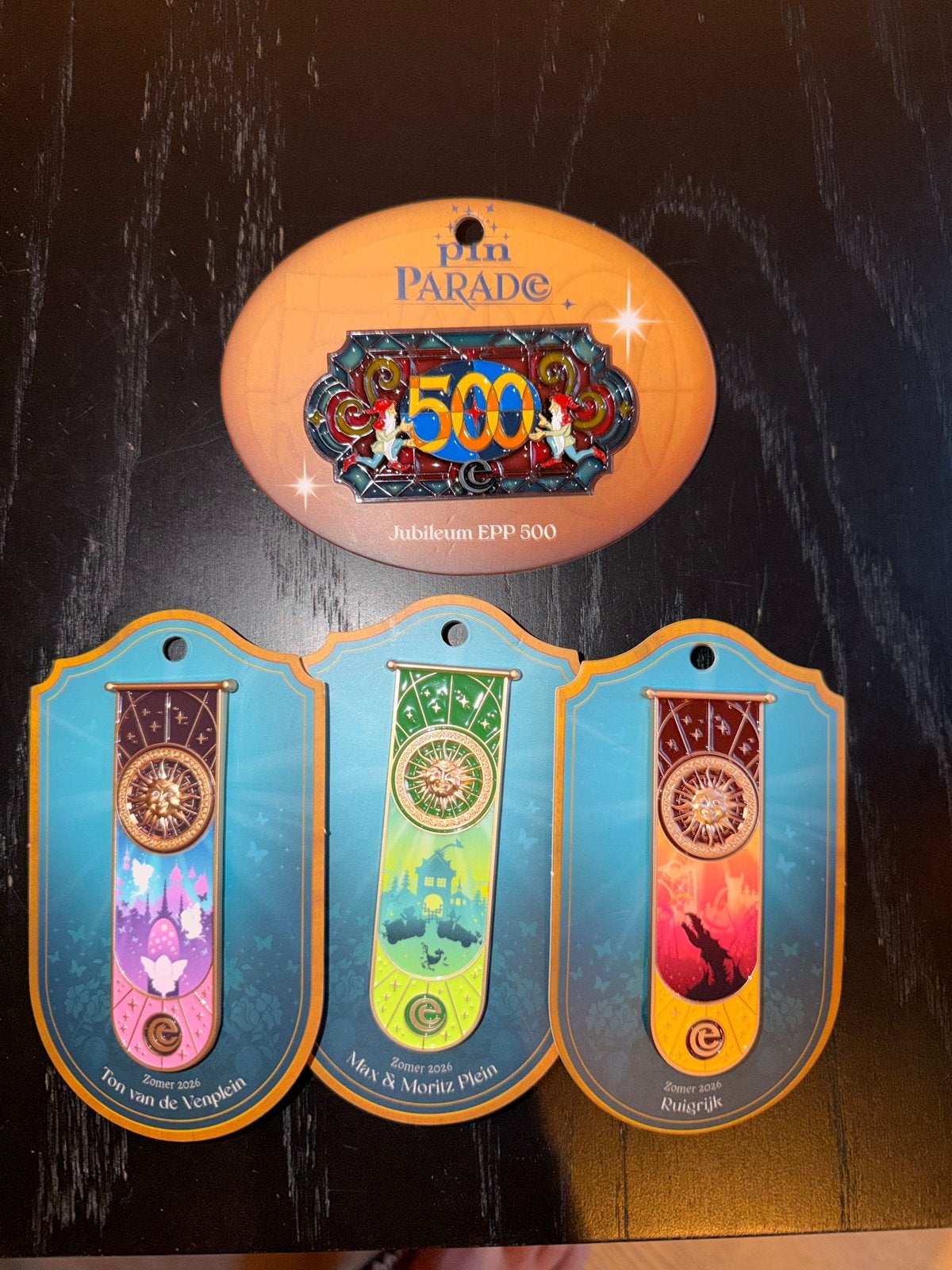 Efteling Pin Parade Jubileum EPP 500 & Zomer 2026 Pins, Ophalen of Verzenden, Nieuw, Overige onderwerpen, Speldje of Pin