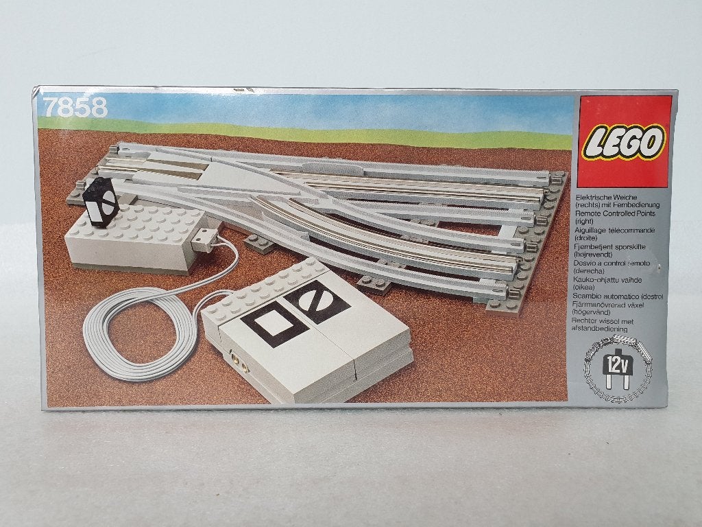 Lego 7858: Remote Controlled Points Right 12V (NIB), Lego, Nieuw, Ophalen of Verzenden, Compleet