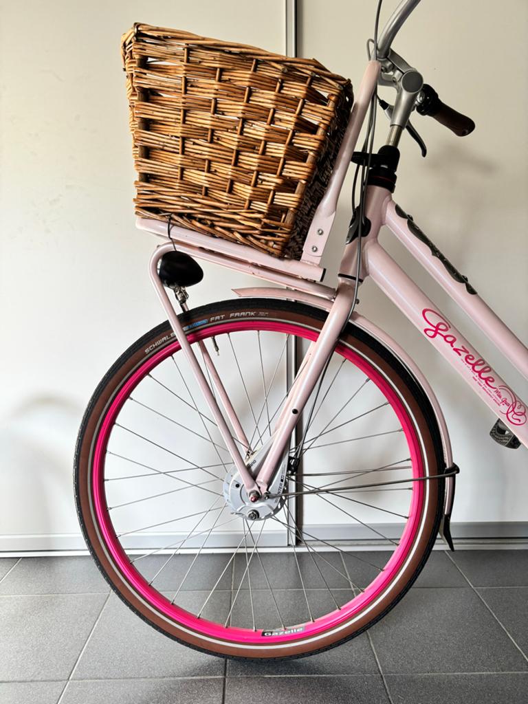 Gazelle Miss Grace mamafiets - Roze - 3 versnellingen, Fietsen en Brommers, Fietsen | Dames | Moederfietsen, Terugtraprem, Gebruikt