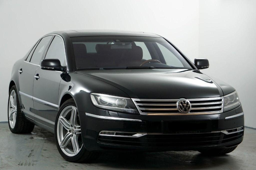 Volkswagen 2010 Zwart, Auto's, Volkswagen, Particulier, Phaeton, 4x4, ABS, Achteruitrijcamera, Adaptieve lichten, Adaptive Cruise Control