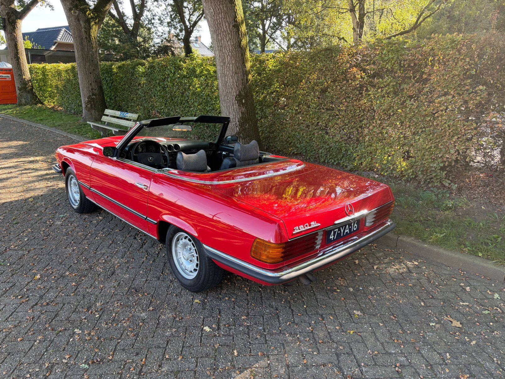 Prachtige org. Europese Mercedes 350 Sl. Met bankje., foto 6