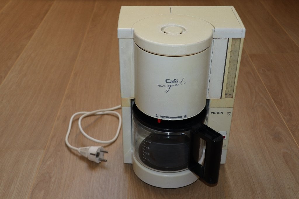 Philips Koffiezetapparaat Cafe Royal HD 5852 (Wit), Witgoed en Apparatuur, Koffiezetapparaten, Gebruikt, 10 kopjes of meer, Koffiemachine