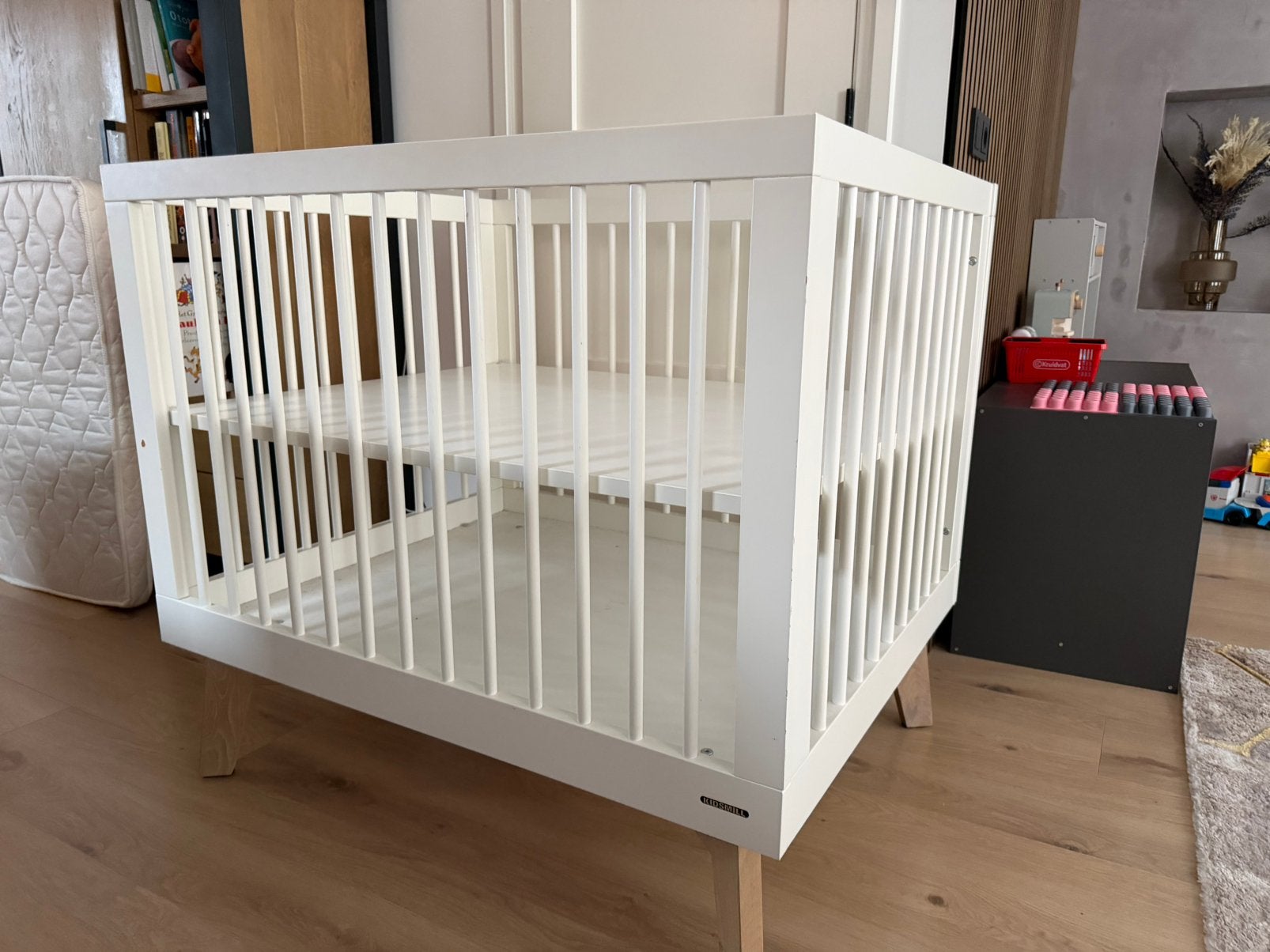 Kidsmill sixties box., Kinderen en Baby's, Ophalen, Gebruikt, Vierkant, In hoogte verstelbaar
