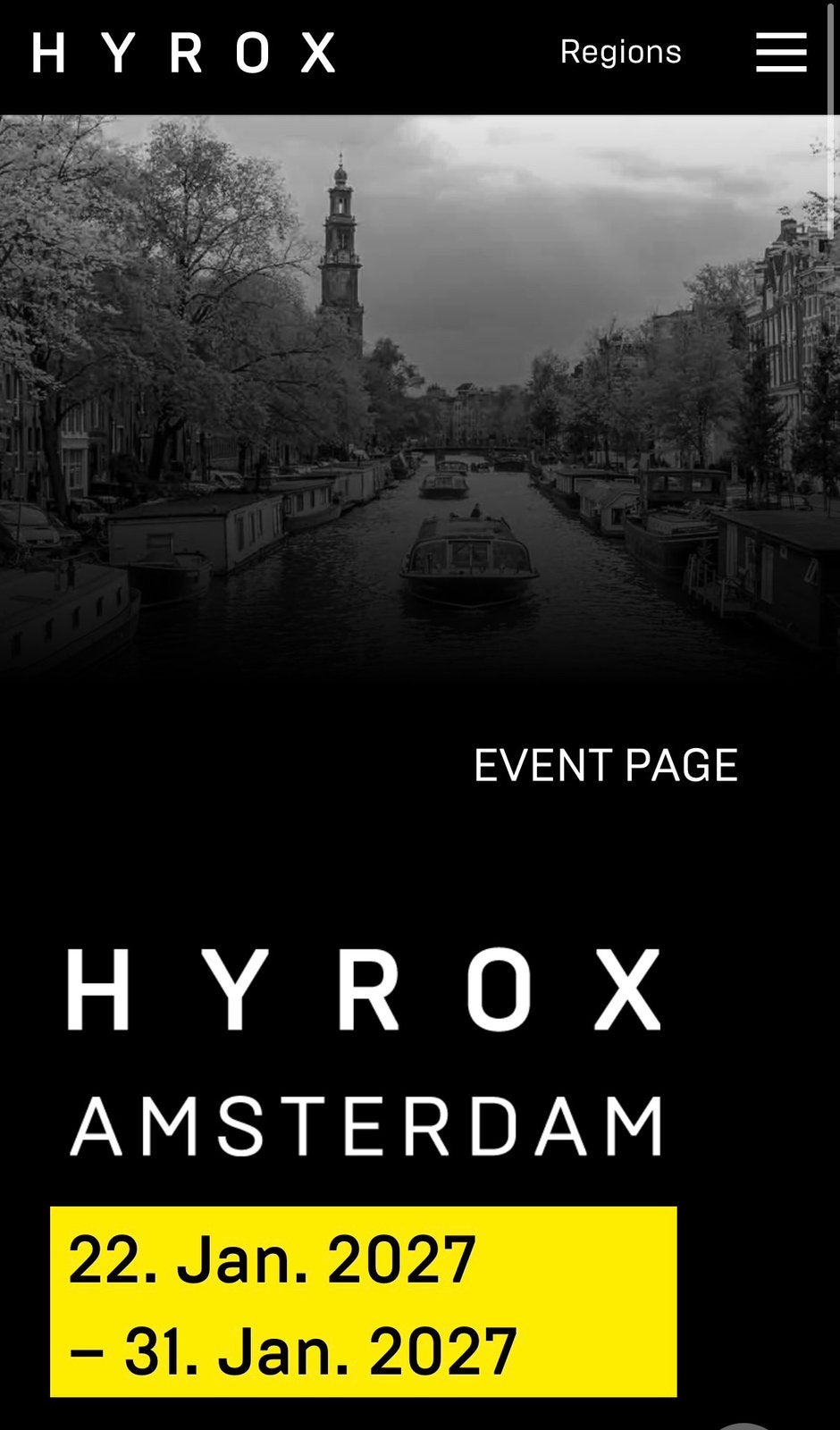 Verkoop: Hyrox doubles mixed 28 januari 2027 Amsterdam, Twee personen