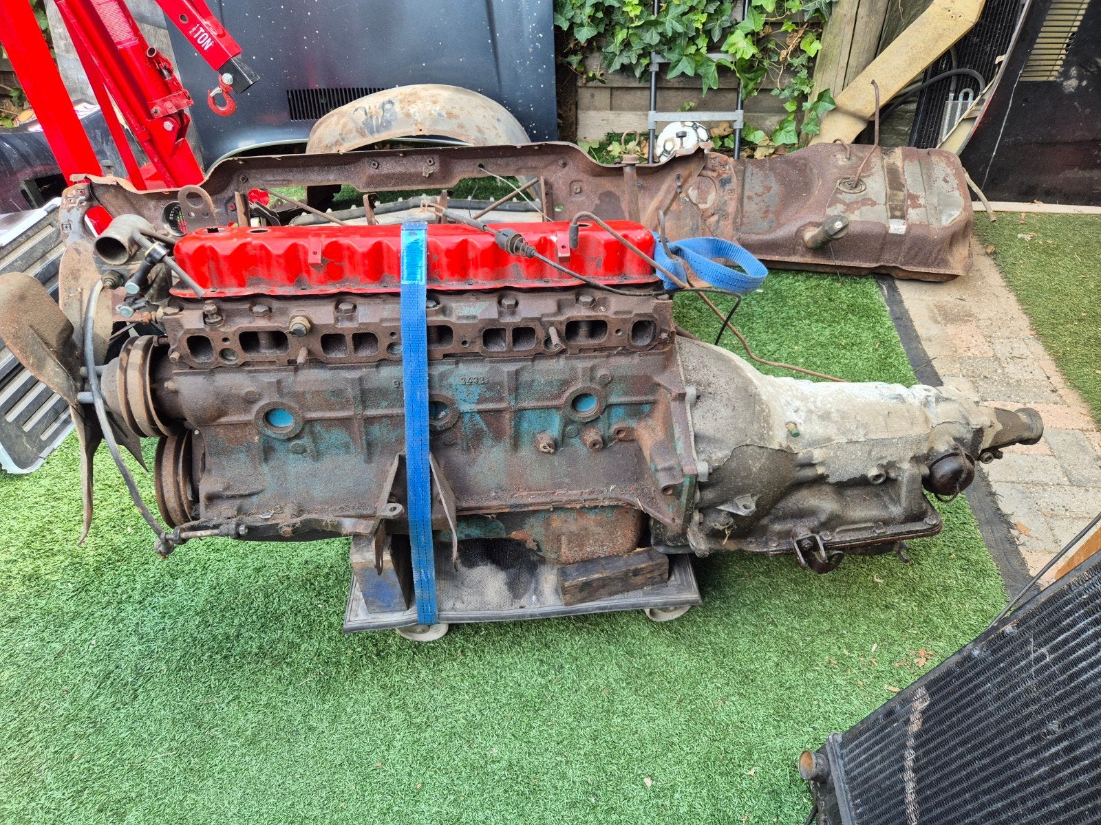 chevrolet 6 inline blok met bak, Ophalen, Gebruikt, Chevrolet