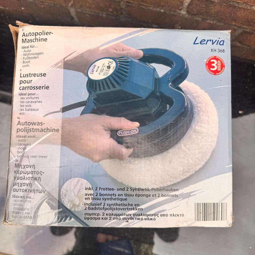 Lervia Autowas-polijstmachine KH 368, Ophalen of Verzenden