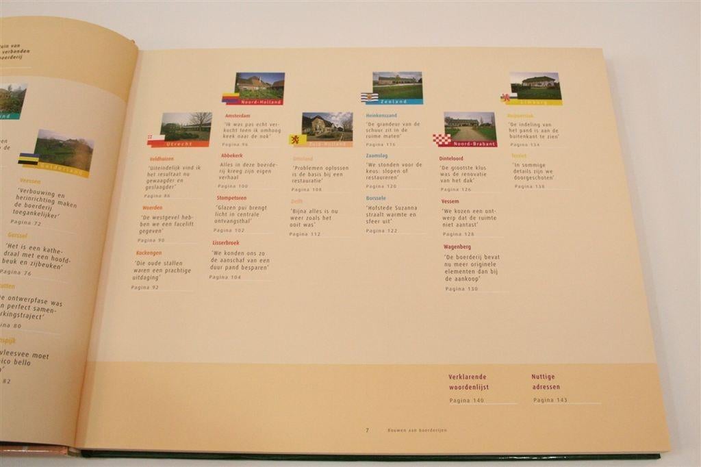 Bouwen aan Boerderijen — Ideeënboek Herstel & Vernieuwing, Boeken, Ophalen of Verzenden, Zo goed als nieuw, Overige onderwerpen