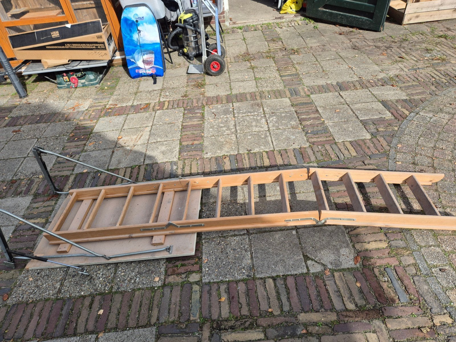 Gebruikte zoldertrap/vlieringtrap 2.70m, goede staat, Doe-het-zelf en Verbouw, Ophalen, Gebruikt, Trap, 2 tot 4 meter