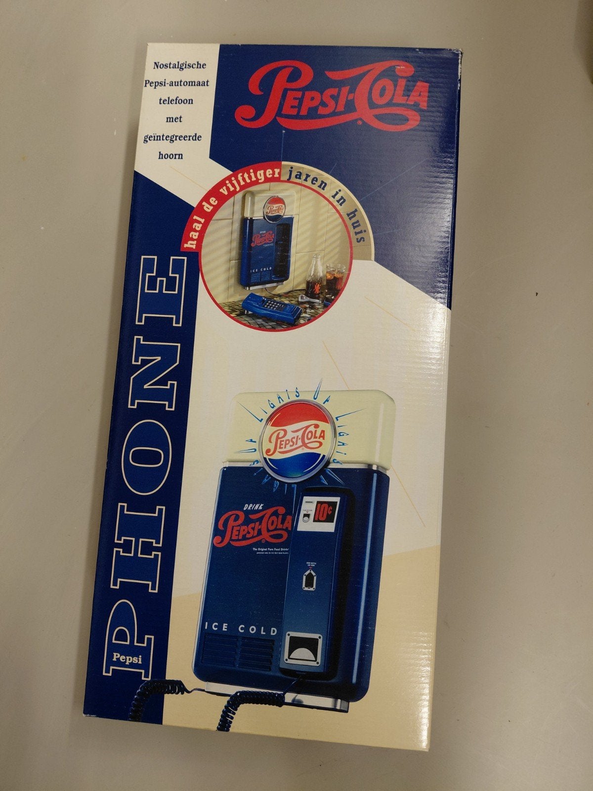 Vintage Pepsi Telefoon - Nieuw in Doos - Jaren '50 Stijl, Ophalen of Verzenden, Nieuw