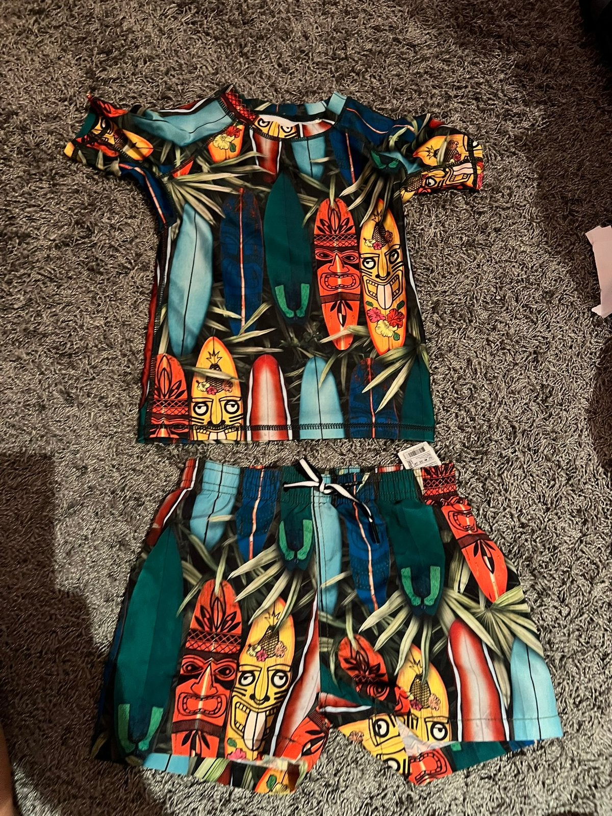 MOLO zwembroek & shirt maat 98/104 origineel ZGAN, Maat 104, Ophalen of Verzenden, Zo goed als nieuw, Zwembroek