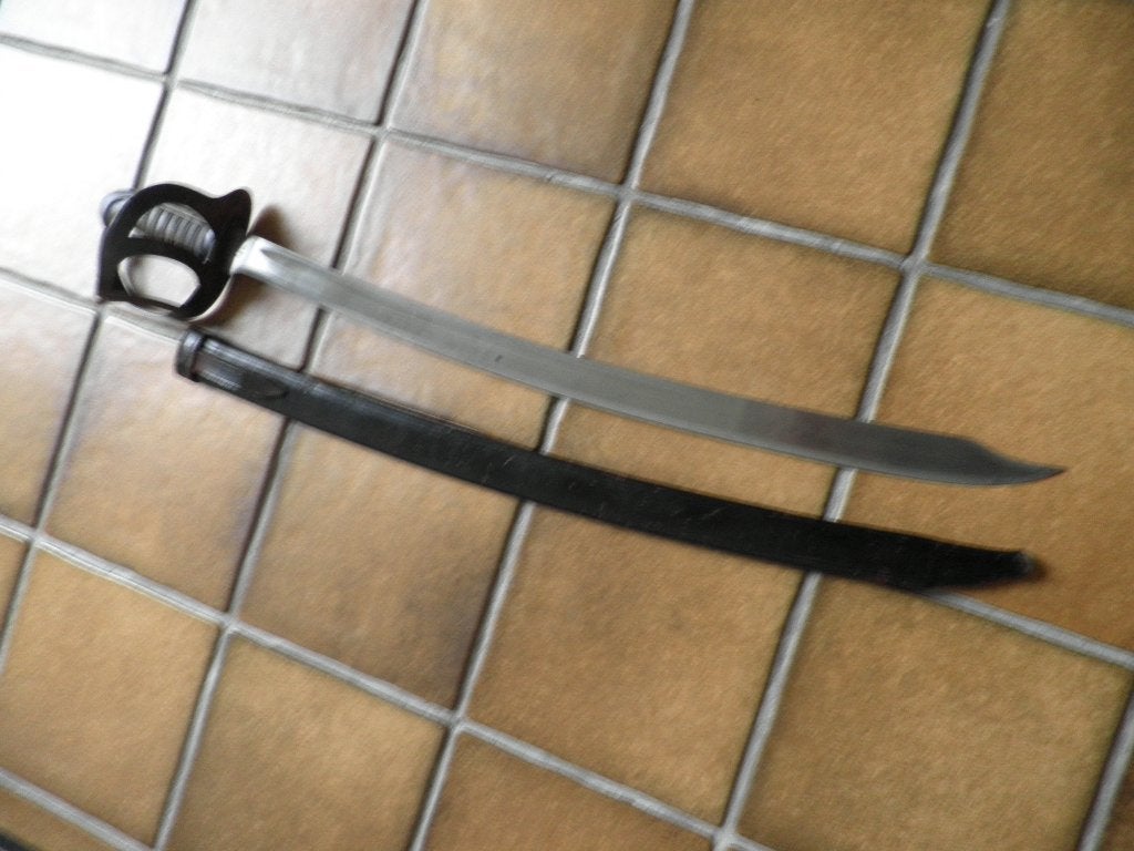 Klewang WKC en NED wapenmagazijn Haarlem, Ophalen of Verzenden, Landmacht, Nederland, Zwaard of Sabel