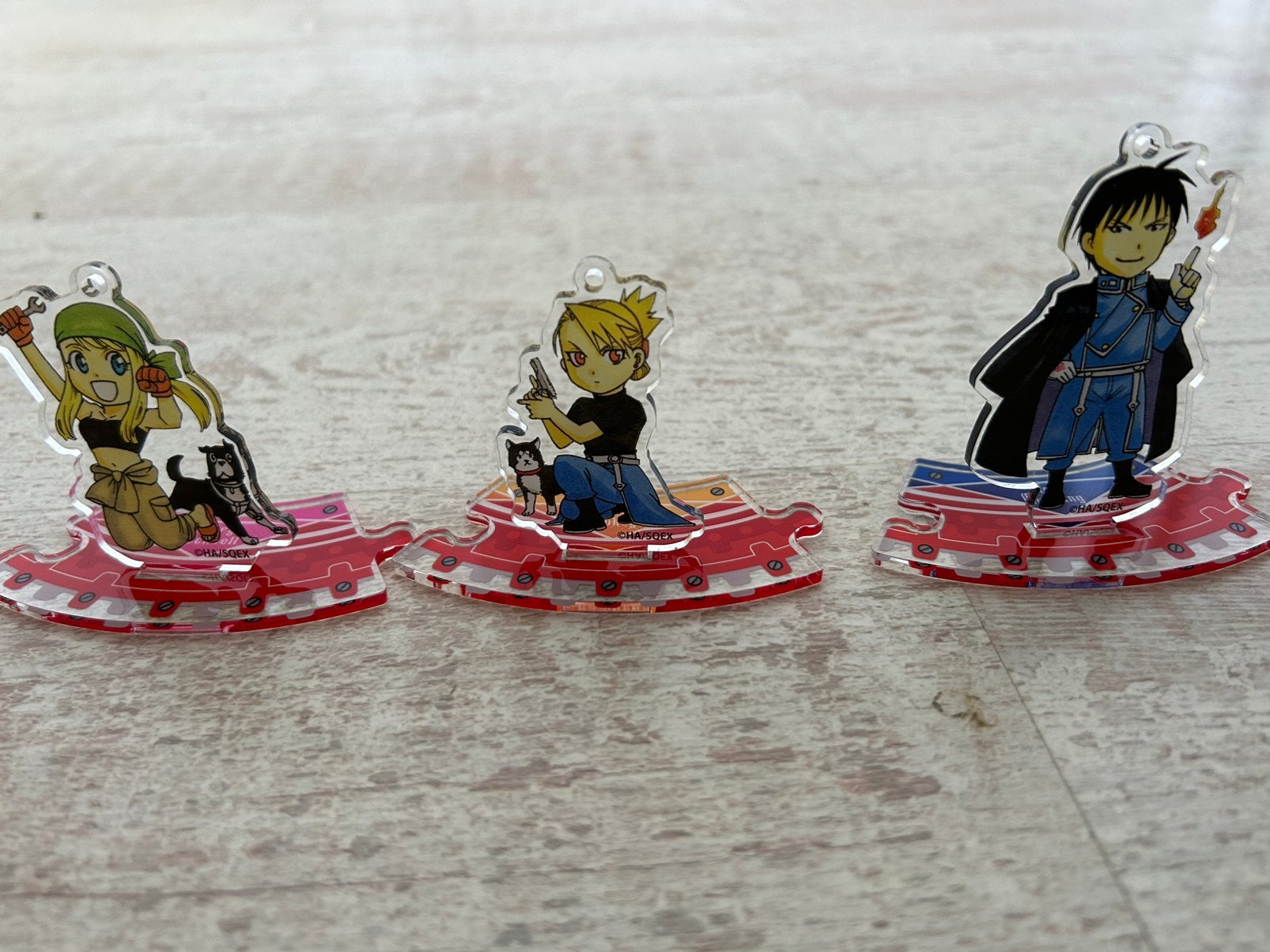 Image	 Fullmetal Alchemist 20th anniversary sleutelhangers, Ophalen of Verzenden, Nieuw