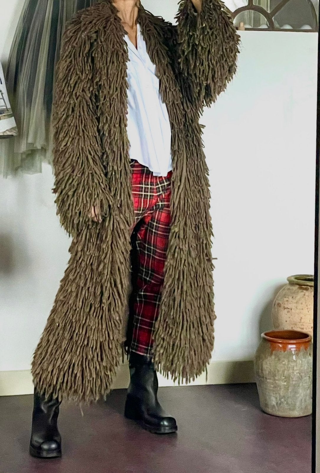 Alaniu zuiver babyalpaca  vest uniek vib ms valt royal, Ophalen of Verzenden, Zo goed als nieuw, Bruin