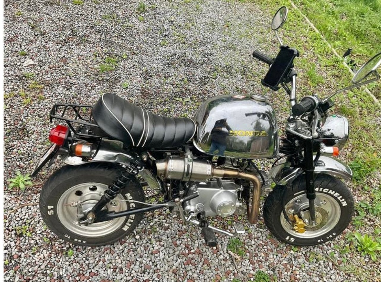 HONDA MONKEY GORILLA 50CC KLAASE B IN UITSTEKENDE STAA, Fietsen en Brommers, Brommers | Honda, Overige modellen, Maximaal 45 km/u