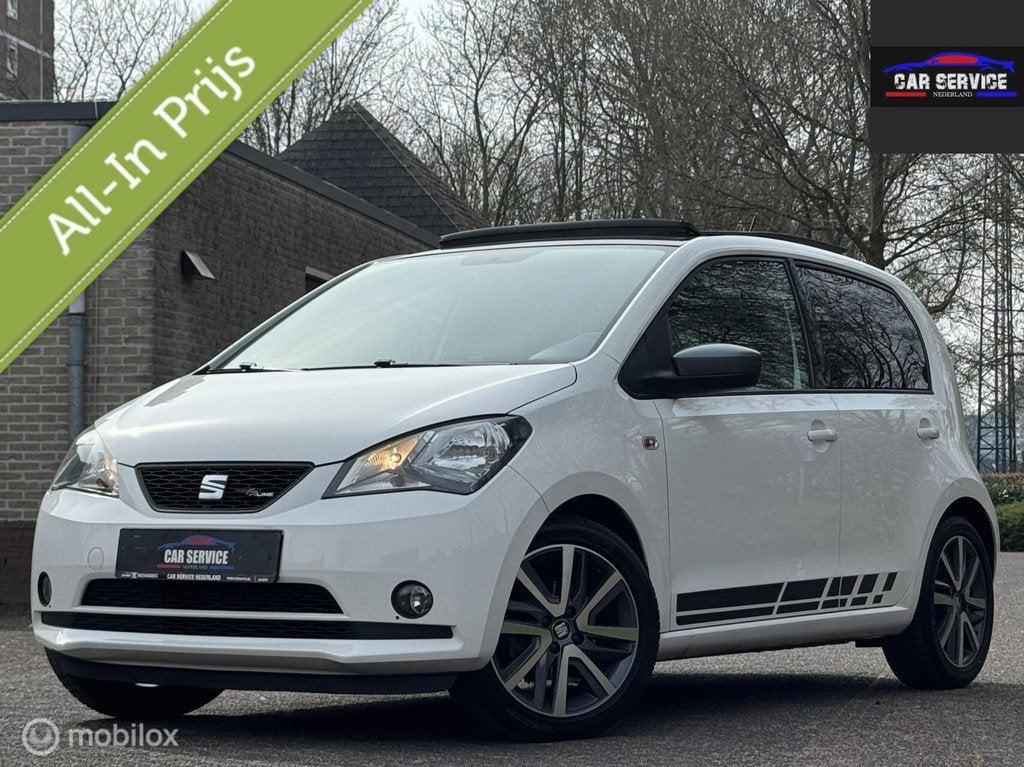 Seat Mii 1.0 FR Intense/BT/LMV/PANORAMADAK/NETTE STAAT/DO, Auto's, Voorwielaandrijving, Gebruikt, 840 kg, 4 stoelen