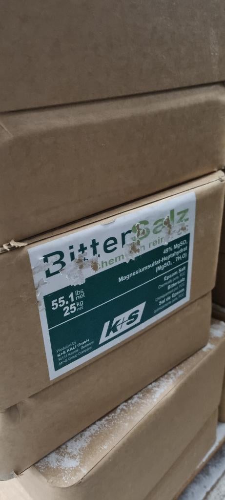 Bitterzout / Epsom Zout / Magnesiumsulfaat, Ophalen, Nieuw