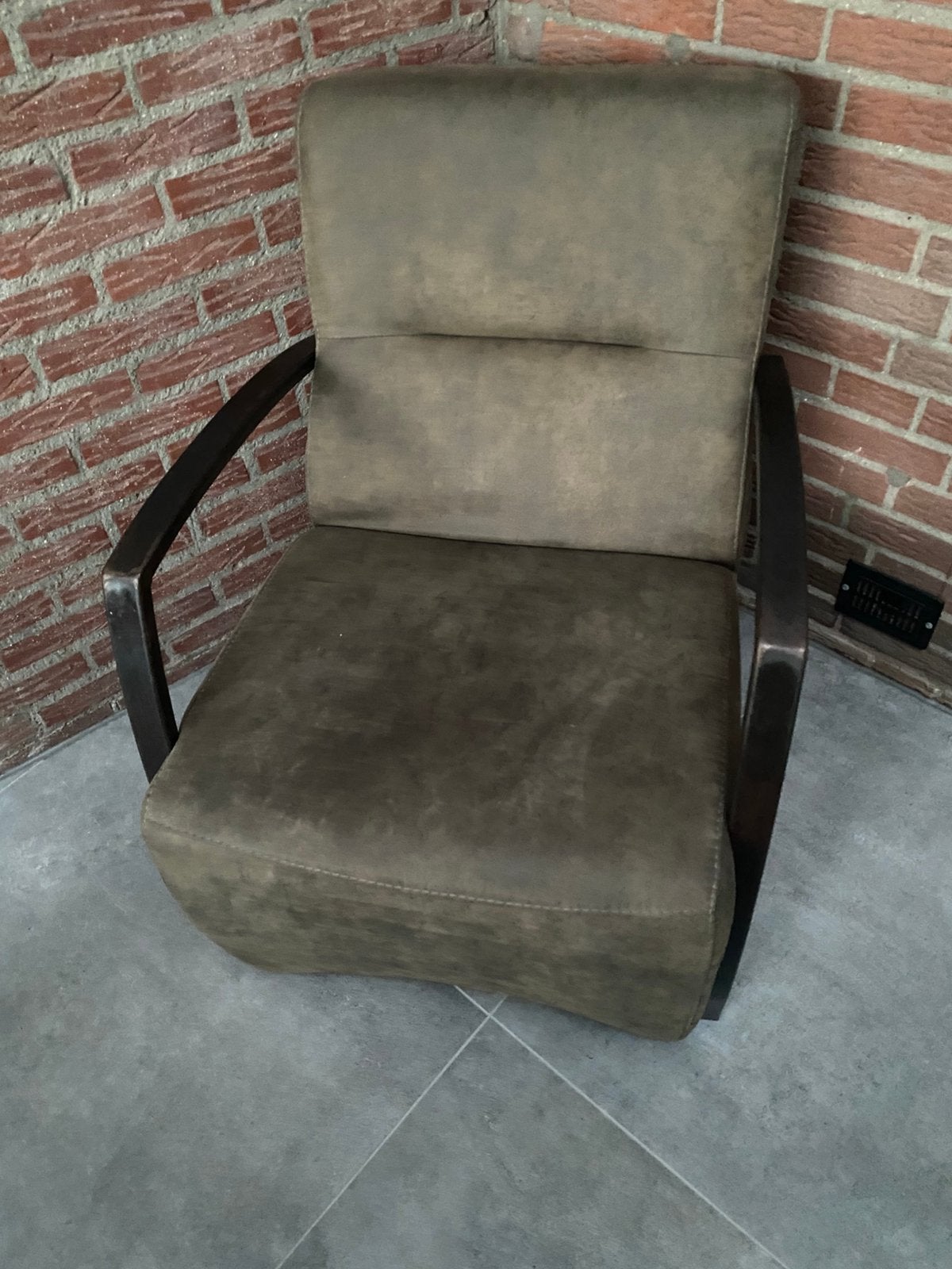 2 woonkamer fauteuils, Ophalen, 75 tot 100 cm, Zo goed als nieuw, Stof