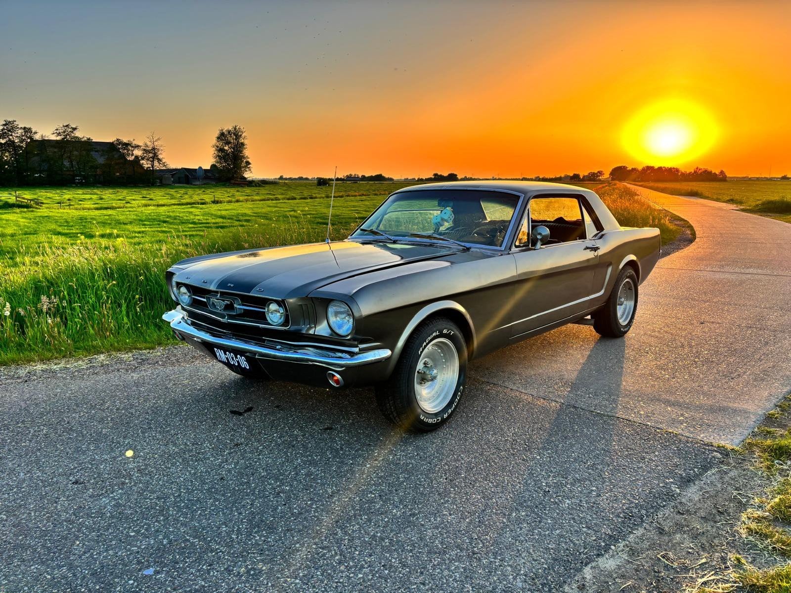 Ford Mustang 1965 V8, Auto's, Ford Usa, Particulier, Mustang, Benzine, Coupé, Automaat, Zilver of Grijs, Zwart, Leder, Achterwielaandrijving