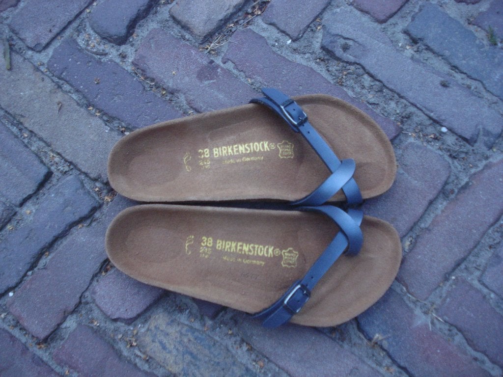BIRKENSTOCK PIAZZA BLAUW 38 NU GRATIS VERZENDING PER POST, Kleding | Dames, Schoenen, Slippers, Nieuw, Birkenstock, Verzenden