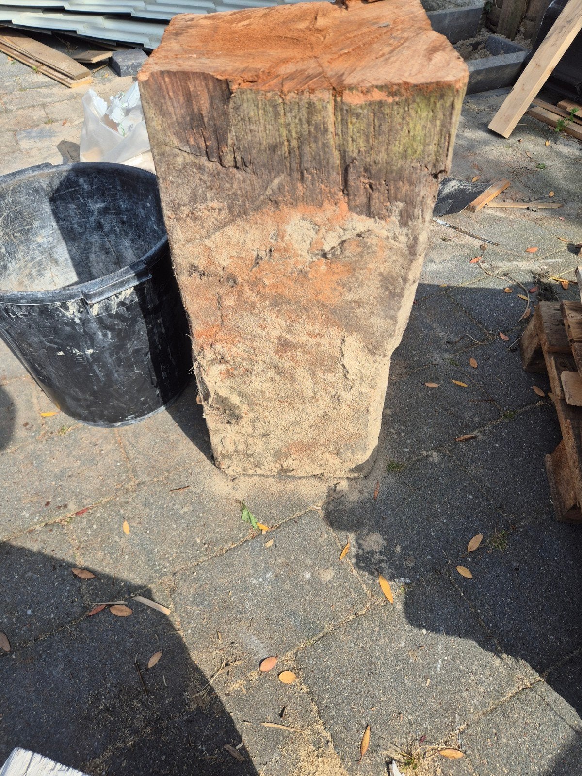 Diverse meerpalen - 70cm, 60cm, 140cm, 130cm, Doe-het-zelf en Verbouw, Ophalen, Gebruikt, Balk, Minder dan 200 cm