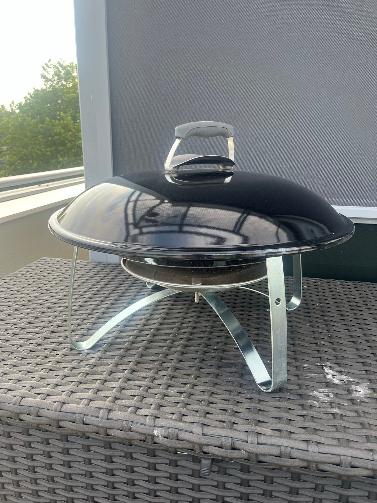 Weber Vuurkorf met deksel - Zo goed als nieuw, Tuin en Terras, Vuurkorven, Ophalen, Zo goed als nieuw, Vuurkorf